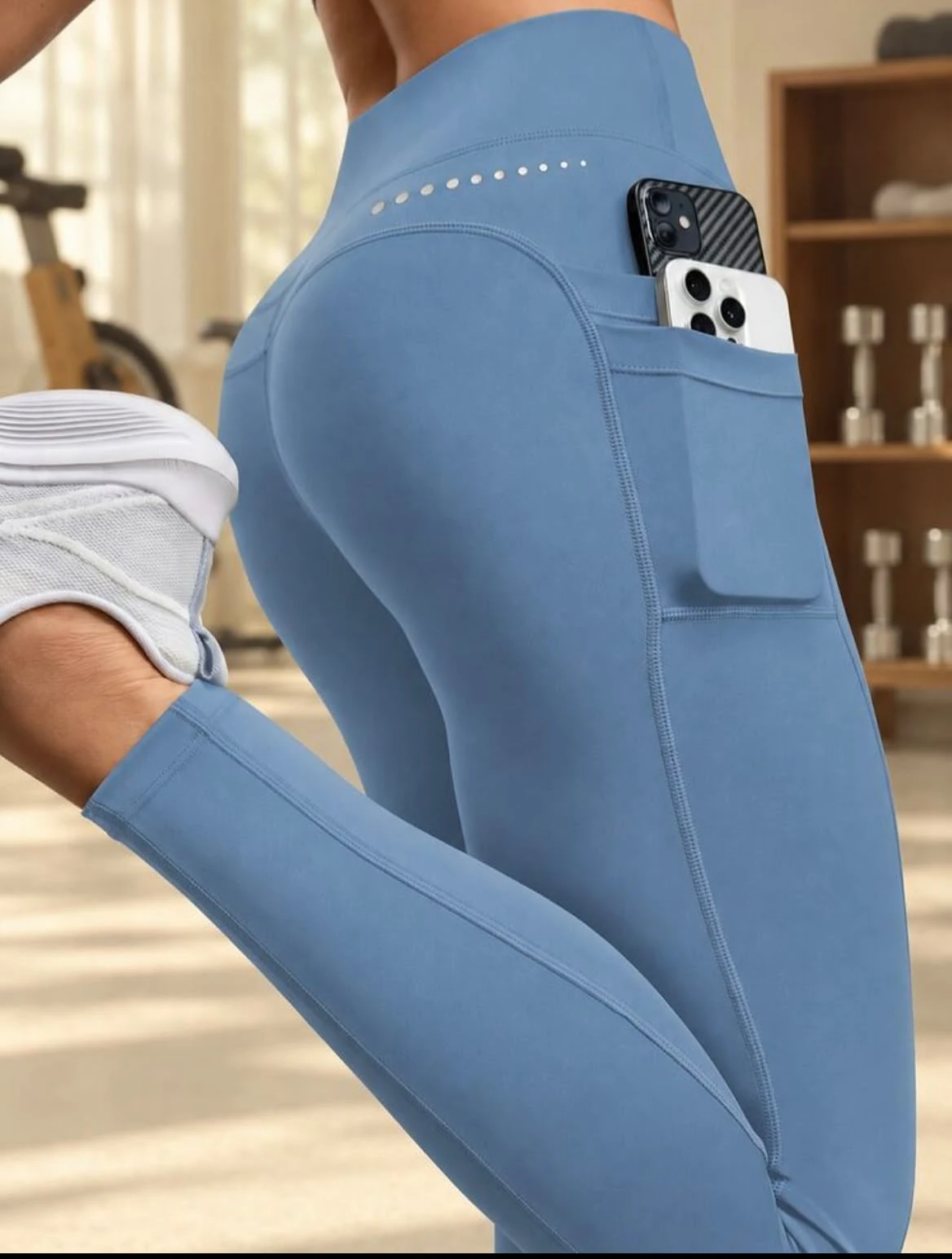 Calza Legging con Bolsillos