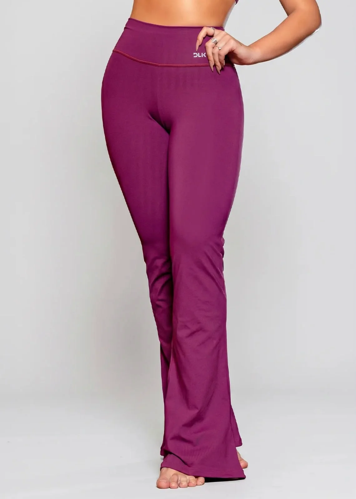 Calça Flare Vinho Básica DLK, variante 1