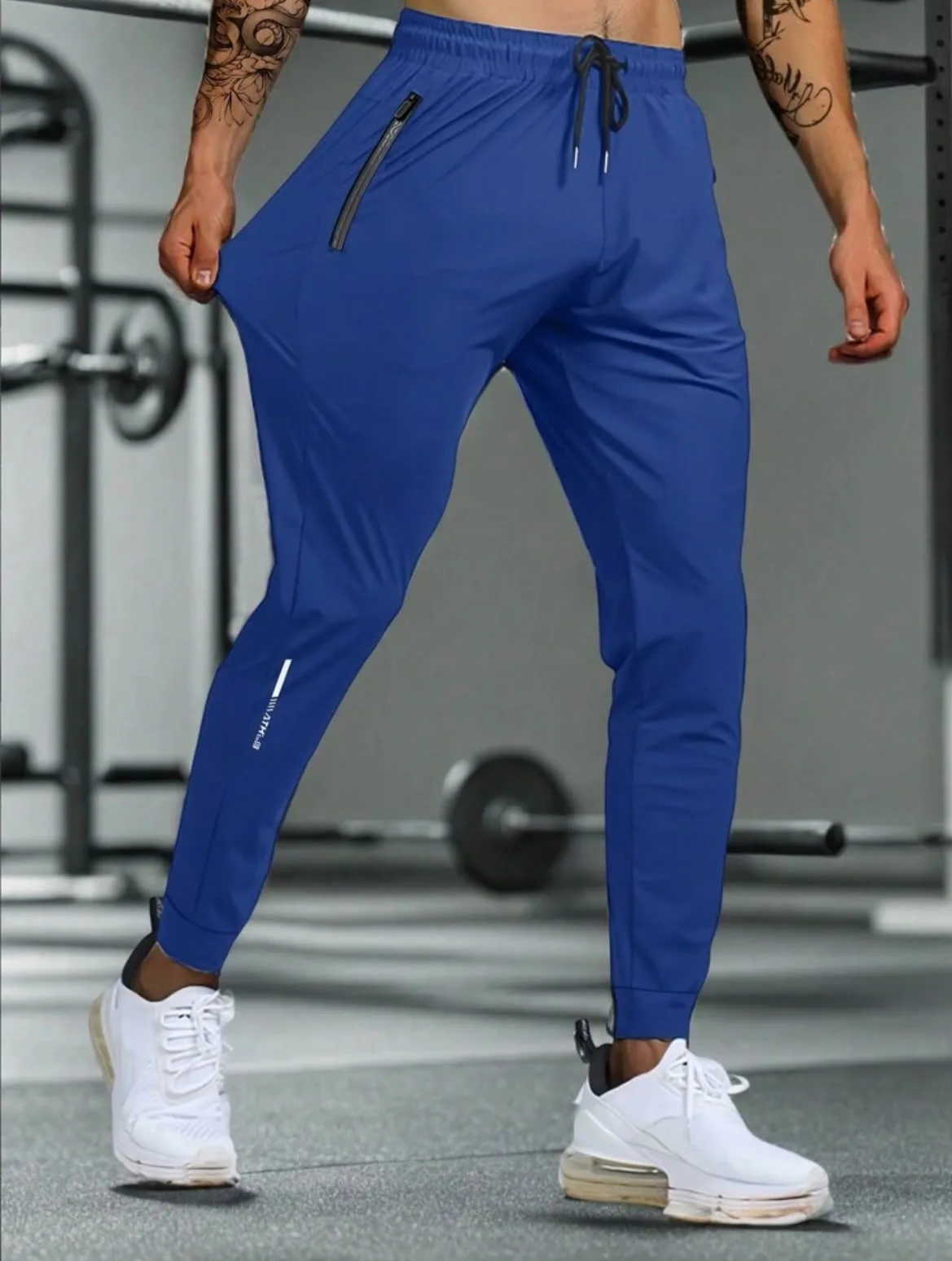Pantalón Deportivo Fitness Masculino, Azul